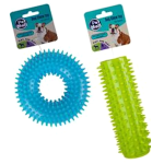 Dog Chew toy - Ring or Stick, Spiked - TPR